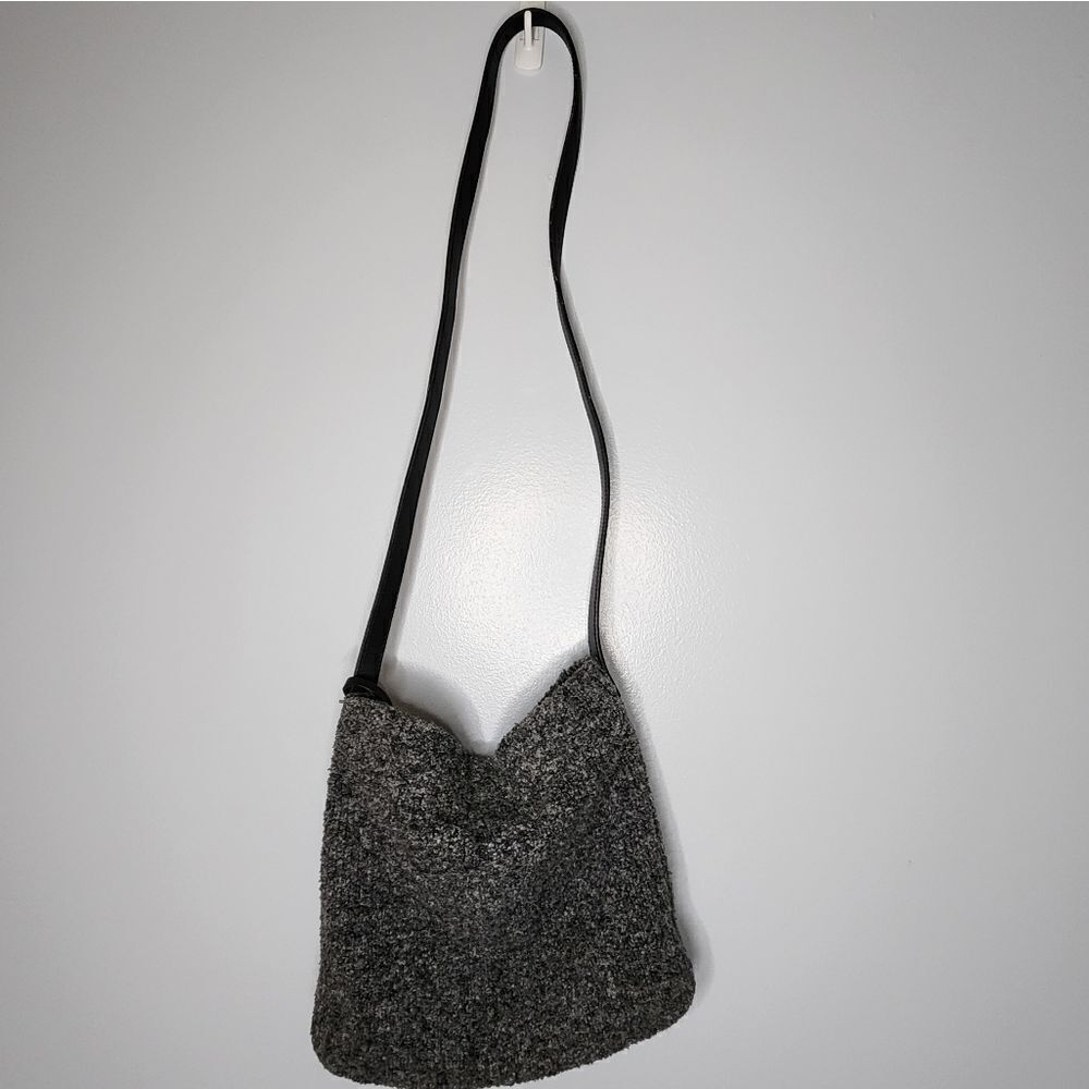 Lauren Ralph Lauren Gray Crossbody Tote Bag Purse